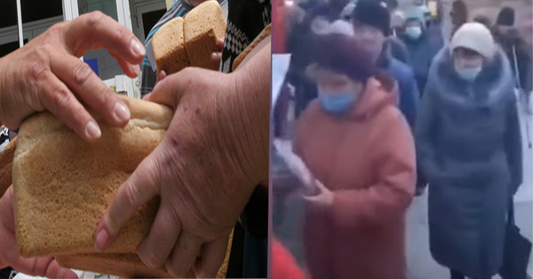 Հայերը Ուկրանիայում անվճար հաց են բաժանում թոշակառուներին (տեսանյութ)
