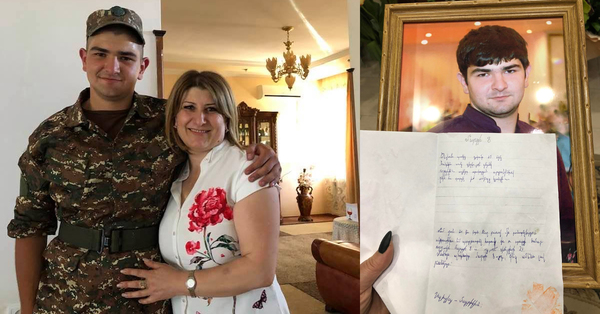 44-օրյա պատերազմում զոհված Ազիզ Աղաջանյանի մարտի 8-յան երկտողը՝ նվիրված մայրիկին