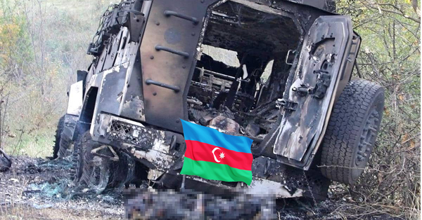 Ուկրանիայում ադրբեդջանական ավտոշարասյուն է ռմբակոծվել․ Կան զոհեր (լուսանկար)