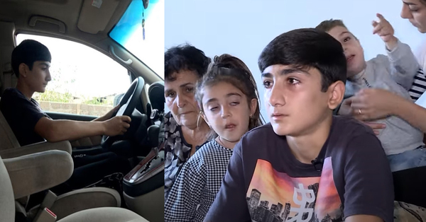 13-ամա Գոռը, 55 ժամ շարունակ վարելով մեքենան, 8 հոգանոց ընտանիքին Արցախից Հայաստան է հասցրել