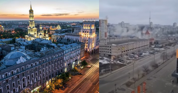 Ինչպես է ռմբակոծվում Խարկով քաղաքը․ Բացառիկ տեսանյութ