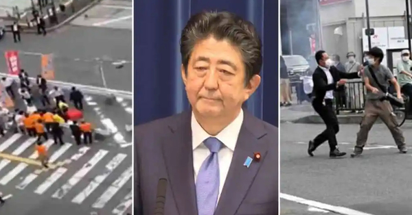 Բացառիկ տեսանյութ, թե ինչպես են սպանում Ճապոնիայի նախկին վարչապետին