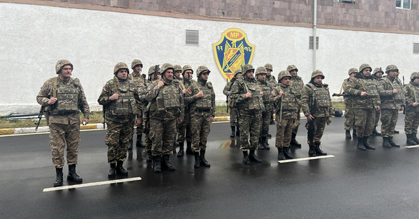 ՀՀ ՊՆ ռազմական ոստիկանության զինծառայողները մեկնում են սահման