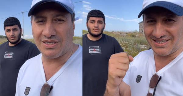 Տեսանյութ․ Տիգրան Արզաքանցյանը որդուն բանակ է ճանապարհում