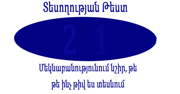 Տեսողության թեստ․ Ի՞նչ թիվ եք տեսնում շրջանակի մեջ