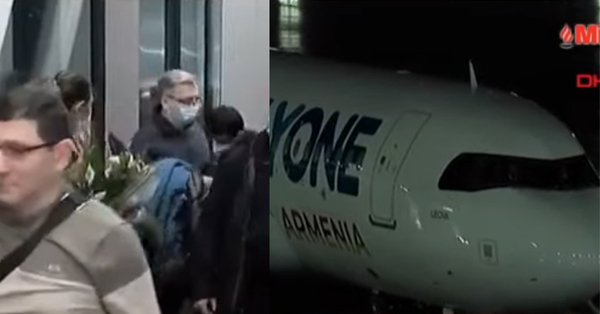 Տեսեք ինչպես են Ստամբուլի օդանավակայանում դիմավորել Հայաստանից ժամանած առաջին թռիչքի ուղևորներին