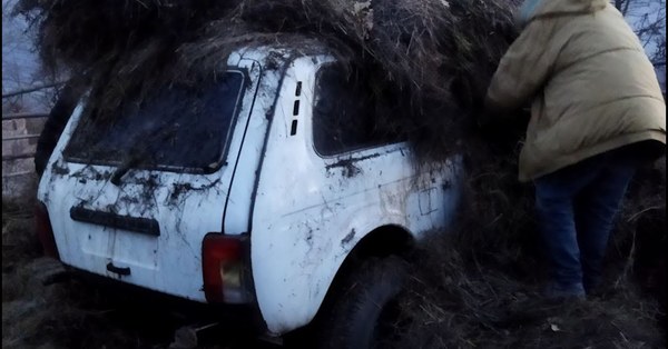 Գողացած մեքենան խոտի դեզի տակ էր պահել․ Ոստիկանության բացահայտումը (տեսանյութ)