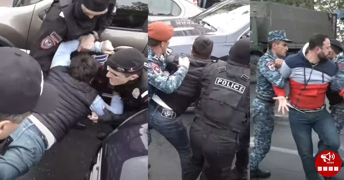 Ոստիկանները մեծ քանակի ուժ են կիրառում և բացում են ճանապարհները. Տեսանյութ