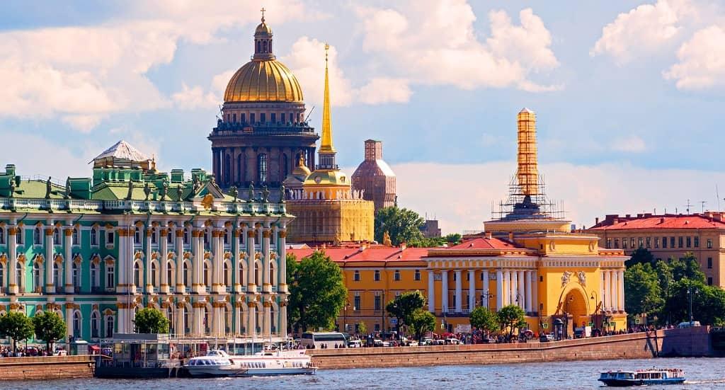 St. Petersburg is the main city for Europe