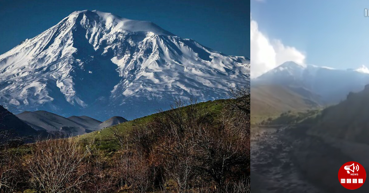 Թուրքիան հայտնվել է աղետալի վիճակում․ Տեսանյութ, թե ինչպես է հալչում Արարատ լեռան մշտական ձյունածածկ հատվածը