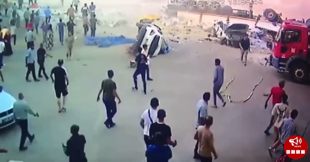 Սարսափելի ավտովթար Թուրքիայում․ Բեռնատարը մխրճվել է սրճարանի մեջ (տեսանյութ)